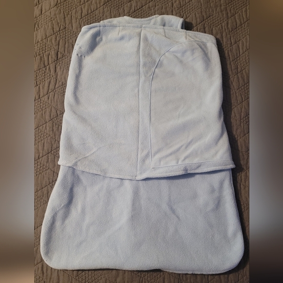 Halo Fleece Sleep Sack Swaddle 3 Way Newborn 0 - 3 Months Baby Blue - Picture 2 of 4